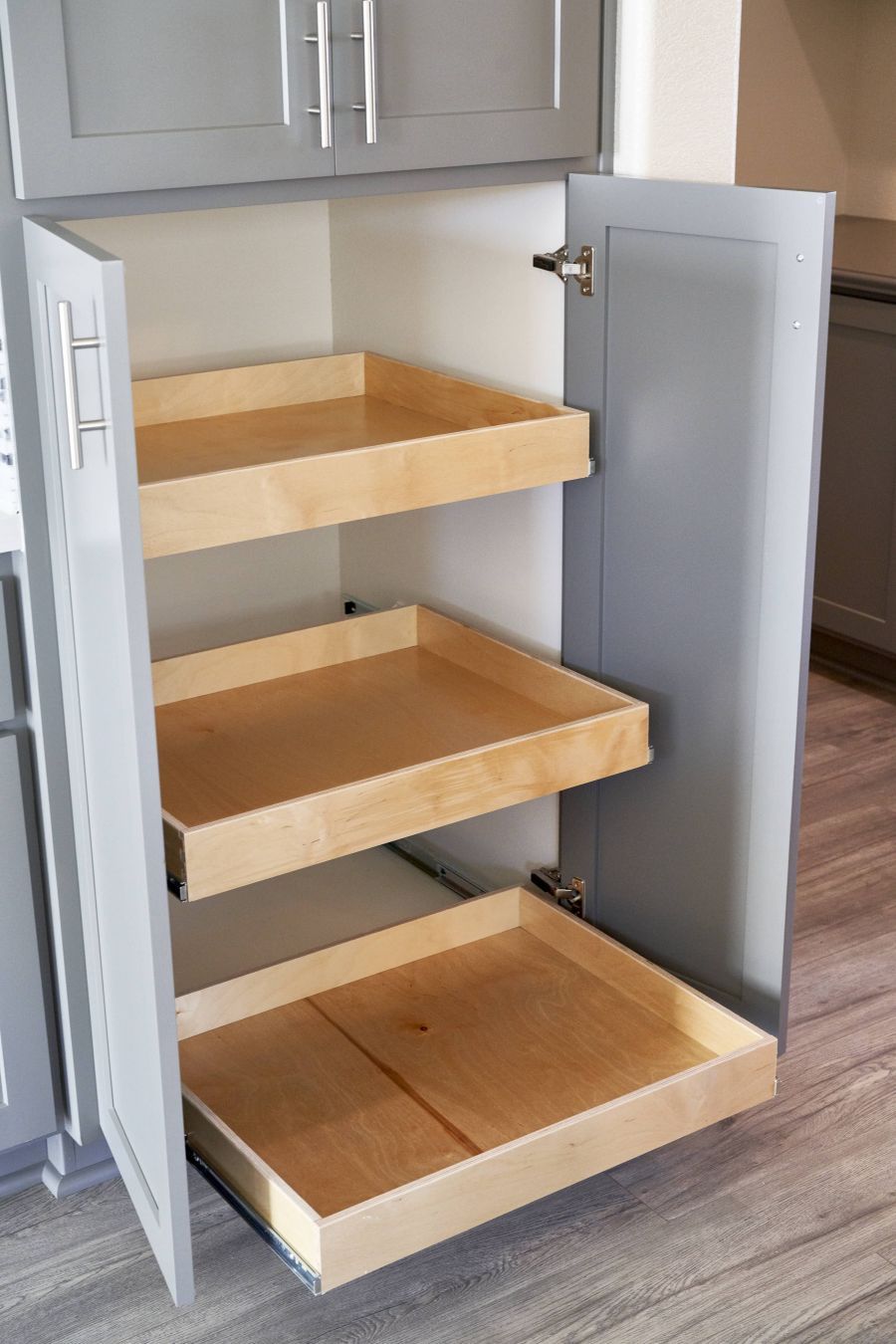 Pantry Option with roll-out drawers